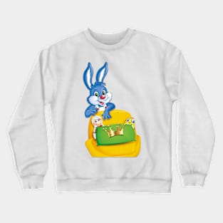 rabbit kinder Crewneck Sweatshirt